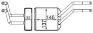 AH 226 000S MAH - Nagrzewnica MAHLE FORD TRANSIT 08-