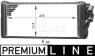 AH 98 000P MAH - Nagrzewnica MAHLE VAG A100/A6