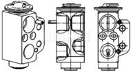 AVE 71 000P MAH - Zawór rozprężny klimatyzacji MAHLE VAG T5 04-