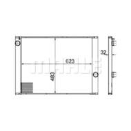 CR 1067 000P MAH - Chłodnica wody MAHLE BMW