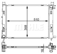 CR 2166 000S MAH - Chłodnica wody MAHLE RENAULT CLIO 1.5 DCI 11-