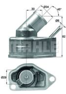 TI 10 92 MAH - Termostat MAHLE /92 st.C/ GM ASTRA