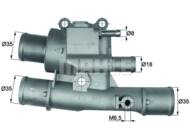 TI 123 88 MAH - Termostat MAHLE /z obudowa na 1 czujnik/ /88 st.C/ FIAT 1.6 16V BRAVO