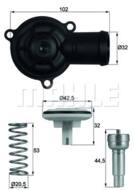 TI 220 87D MAH - Termostat MAHLE /87 st.C/ RENAULT 1.6DCI/2.0DCI 09-