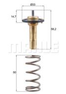 TX 265 89D MAH - Termostat MAHLE /89 st.C/ FORD 1.6ECOBOOST/TCI VOLVO