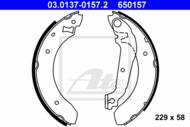 03.0137-0157.2 - Szczęki hamulcowe ATE FORD SIERRA 82-93