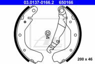 03.0137-0166.2 - Szczęki hamulcowe ATE OPEL KADETT E 84-91