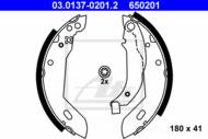 03.0137-0201.2 - Szczęki hamulcowe ATE RENAULT CLIO 90-98/19 88-95