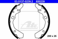 03.0137-0239.2 - Szczęki hamulcowe ATE MAZDA 323 89-91