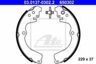 03.0137-0302.2 - Szczęki hamulcowe ATE SUBARU LEGACY 89-98