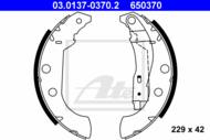 03.0137-0370.2 - Szczęki hamulcowe ATE PSA XSARA kombi 97-05