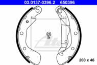 03.0137-0396.2 - Szczęki hamulcowe ATE /+ABS/ OPEL CORSA C 00-06