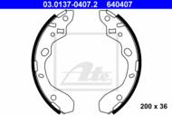 03.0137-0407.2 - Szczęki hamulcowe ATE MAZDA 323 98-03