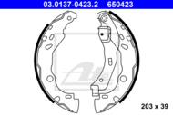 03.0137-0423.2 - Szczęki hamulcowe ATE /+ABS/ RENAULT CLIO II 98-