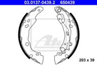 03.0137-0439.2 - Szczęki hamulcowe ATE /+ABS/ PSA C3 02-