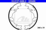 03.0137-0486.2 - Szczęki hamulcowe ATE MAZDA E2000/E2200 84-99