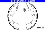 03.0137-0519.2 - Szczęki hamulcowe ATE NISSAN NAVARA 05-