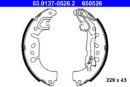 03.0137-0526.2 - Szczęki hamulcowe ATE 