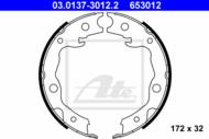 03.0137-3012.2 - Szczęki hamulcowe ATE NISSAN QASHQAI 07- /ręczny/