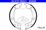 03.0137-3025.2 - Szczęki hamulcowe ATE HYUNDAI SONATA 05- /ręczny/