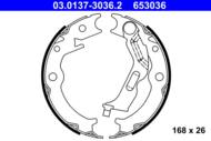 03.0137-3036.2 - Szczęki hamulcowe ATE DAEWOO NUBIRA 05- /ręczny/