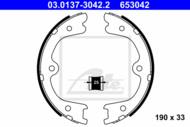 03.0137-3042.2 - Szczęki hamulcowe ATE /ręczny/ NISSAN PATHFINDER 05-