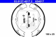 03.0137-4017.2 - Szczęki hamulcowe ATE DB W211 E-KLASA 02- /ręczny/