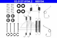 03.0137-9194.2 - Zestaw instalacyjny szczęk hamulcowych ATE FORD