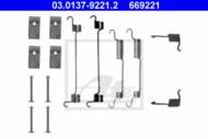 03.0137-9221.2 - Zestaw instalacyjny szczęk hamulcowych ATE ROVER