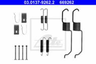 03.0137-9262.2 - Zestaw instalacyjny szczęk hamulcowych ATE MAZDA PREMACY 99-05