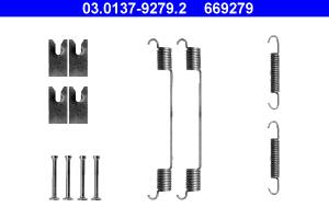 03.0137-9279.2 - Zestaw instalacyjny szczęk hamulcowych ATE FORD TRANSIT CONNECT 02-