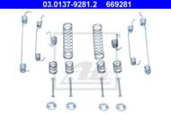 03.0137-9281.2 - Zestaw instalacyjny szczęk hamulcowych ATE PSA
