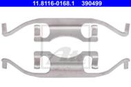 11.8116-0168.1 - Zestaw instalacyjny klocków hamulcowych ATE /tył/ BMW 5 E39 96-03