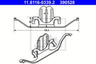 11.8116-0339.2 - Zestaw instalacyjny klocków hamulcowych ATE /przód/ BMW 3 E90 05-