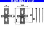 13.0460-0132.2 - Zestaw instalacyjny klocków hamulcowych ATE DB