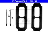 13.0460-0158.2 - Zestaw instalacyjny klocków hamulcowych ATE DB 207-508D