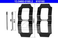 13.0460-0160.2 - Zestaw instalacyjny klocków hamulcowych ATE DB