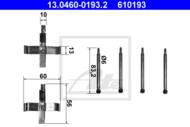 13.0460-0193.2 - Zestaw instalacyjny klocków hamulcowych ATE PORSCHE