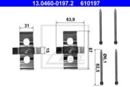 13.0460-0197.2 - Zestaw instalacyjny klocków hamulcowych ATE DB