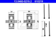 13.0460-0219.2 - Zestaw instalacyjny klocków hamulcowych ATE DB