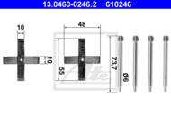 13.0460-0246.2 - Zestaw instalacyjny klocków hamulcowych ATE /tył/ OPEL OMEGA B