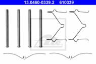 13.0460-0339.2 - Zestaw instalacyjny klocków hamulcowych ATE MAZDA 323 89-98