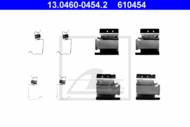 13.0460-0454.2 - Zestaw instalacyjny klocków hamulcowych ATE PSA