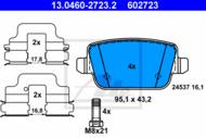 13.0460-2723.2 - Klocki hamulcowe ATE FORD MONDEO 07-