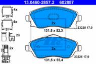 13.0460-2857.2 - Klocki hamulcowe ATE OPEL CORSA C 00-06