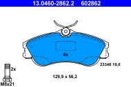 13.0460-2862.2 - Klocki hamulcowe ATE (odp.GDB1295) PSA XSARA PICASSO 00-