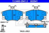 13.0460-2941.2 - Klocki hamulcowe ATE FIAT REGATA WEEKEND 83-89