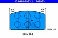 13.0460-2953.2 - Klocki hamulcowe ATE VOLVO 240 74-93