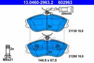 13.0460-2963.2 - Klocki hamulcowe ATE VAG 100/200 -90