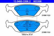 13.0460-3306.2 - Klocki hamulcowe ATE /tył/ SAAB 9000 84-98